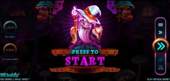 Fire Gnomes 2 Magic Wheel - start av bonusspel