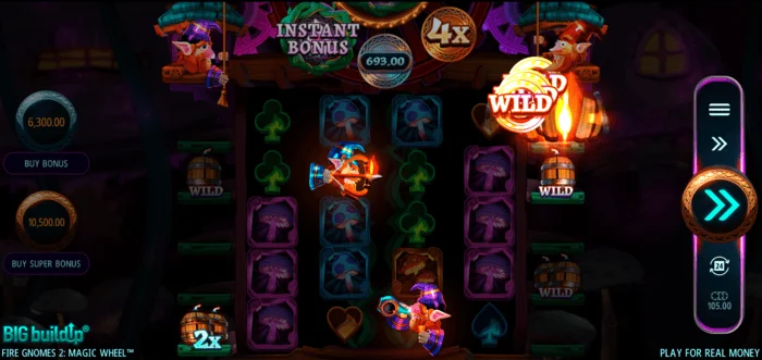 Fire Gnomes 2 Magic Wheel - symboltabell